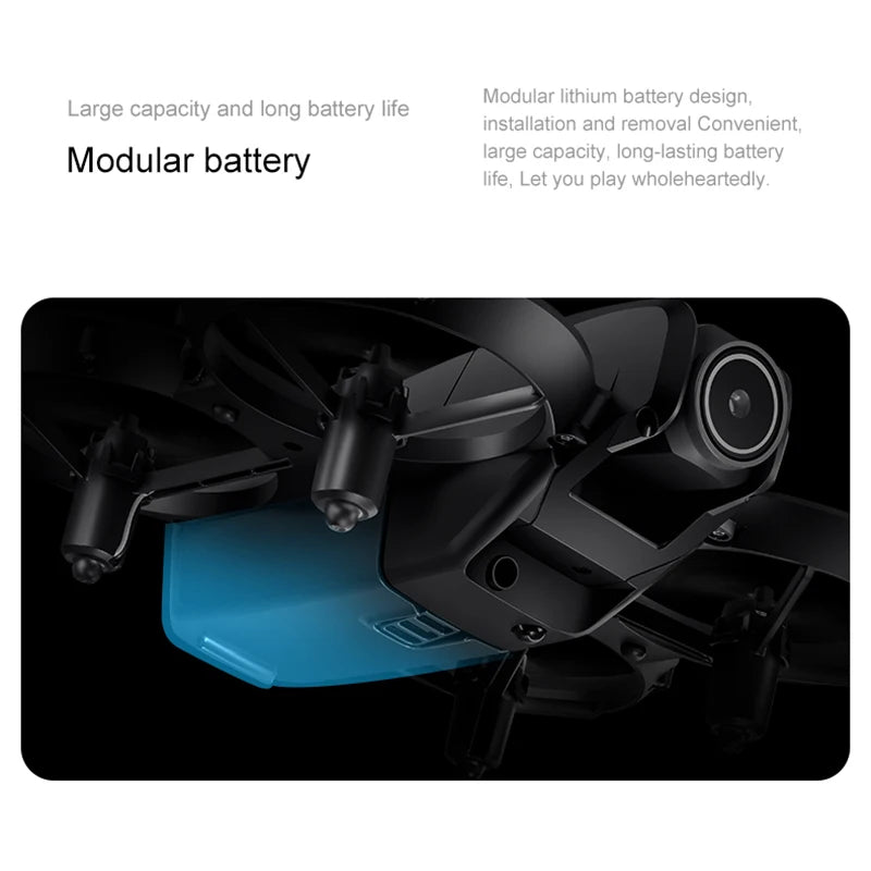 D16 Mini Drone 180° 8K Electric Adjustment HD RC Dual Camera Aerial Photography Quadcopter Five-sided Obstacle Avoidance Toys
