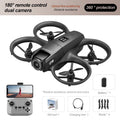 D16 Mini Drone 180° 8K Electric Adjustment HD RC Dual Camera Aerial Photography Quadcopter Five-sided Obstacle Avoidance Toys