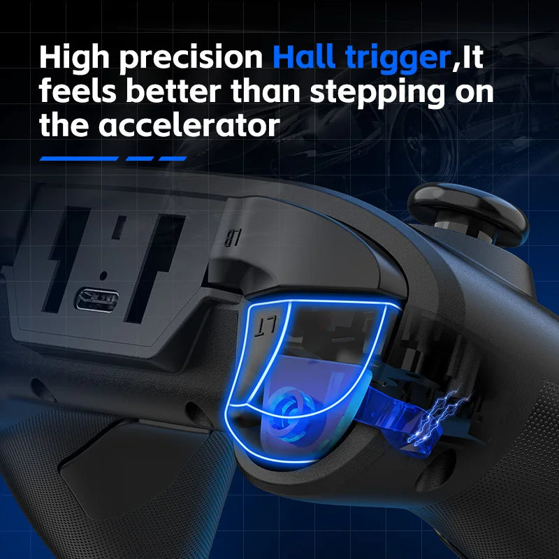 G6 wireless  mobile game controller with Hall trigger and Hall joystick supporting switch/pc/android/IOS