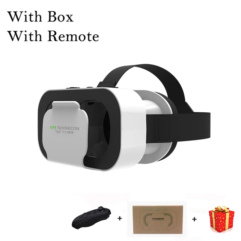 3D Virtual Reality VR Glasses Headset Devices Helmet Lenses Goggles Smart For Smartphones Phone Cell Mobile Game Viar Viewer Set